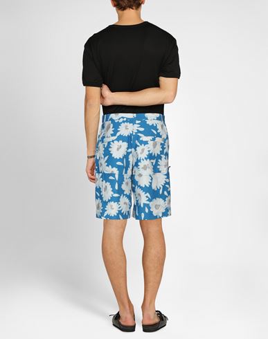 Man Shorts & Bermuda Shorts Blue Size 30 Cotton