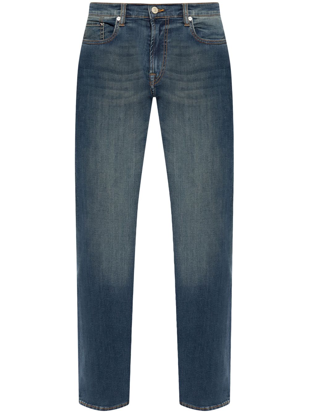 Logo-patch jeans - Blue
