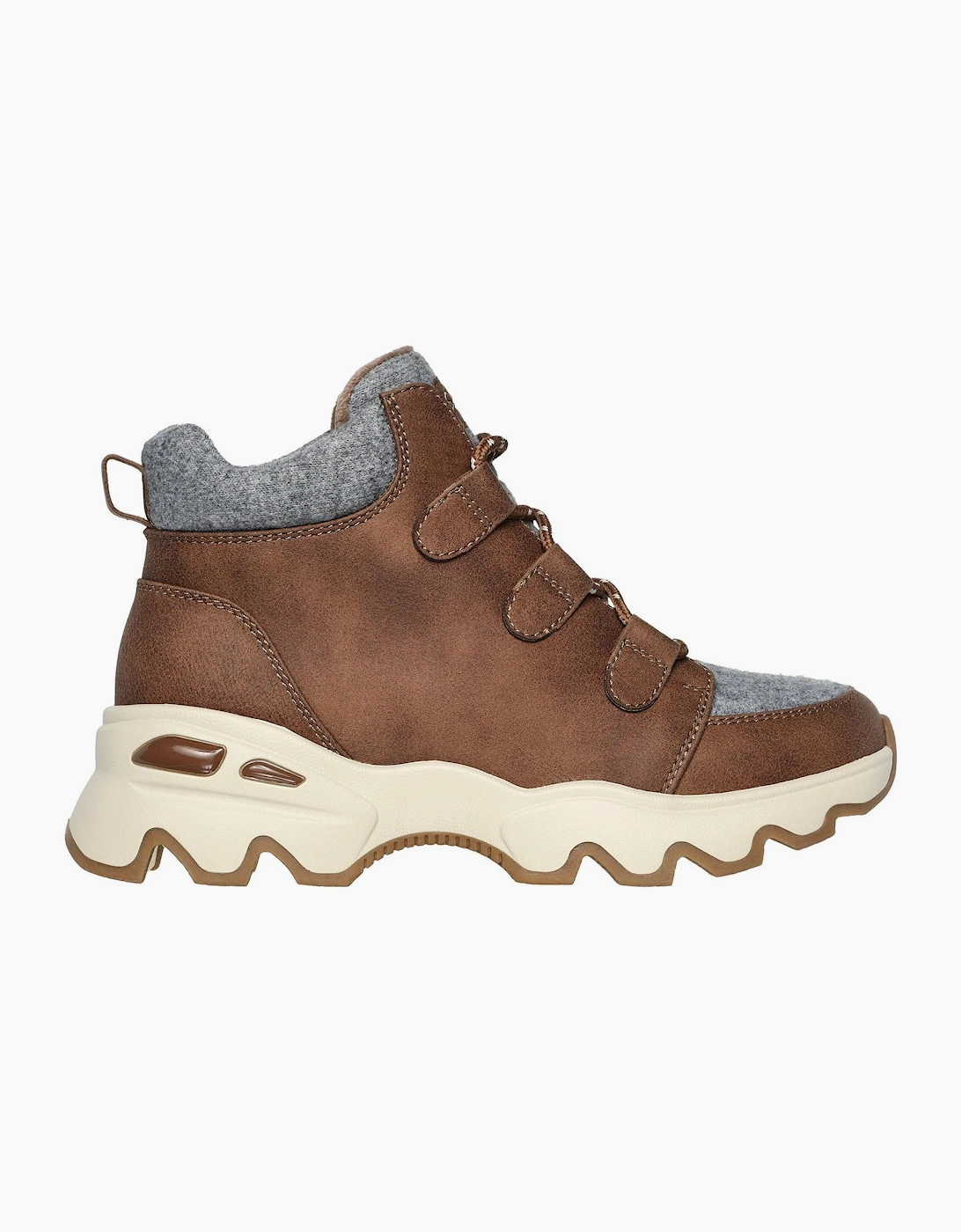 Skechers Women's Biglug Non Waterproof Walking Shoes - Brown