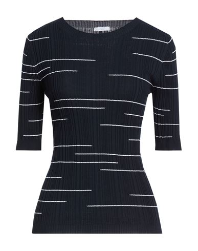 Easy Woman Sweater Navy Size 6 Cotton