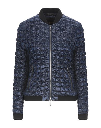 Woman Puffer Slate blue Size 6 Polyamide
