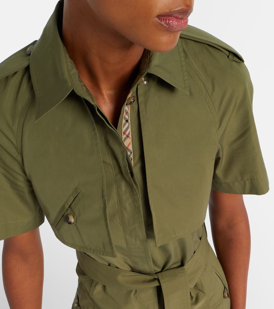 Cotton shirt dress