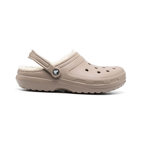 Crocs 22FW CROCS 크록스 남성 퍼 샌들 블랙/베이지 CR203591