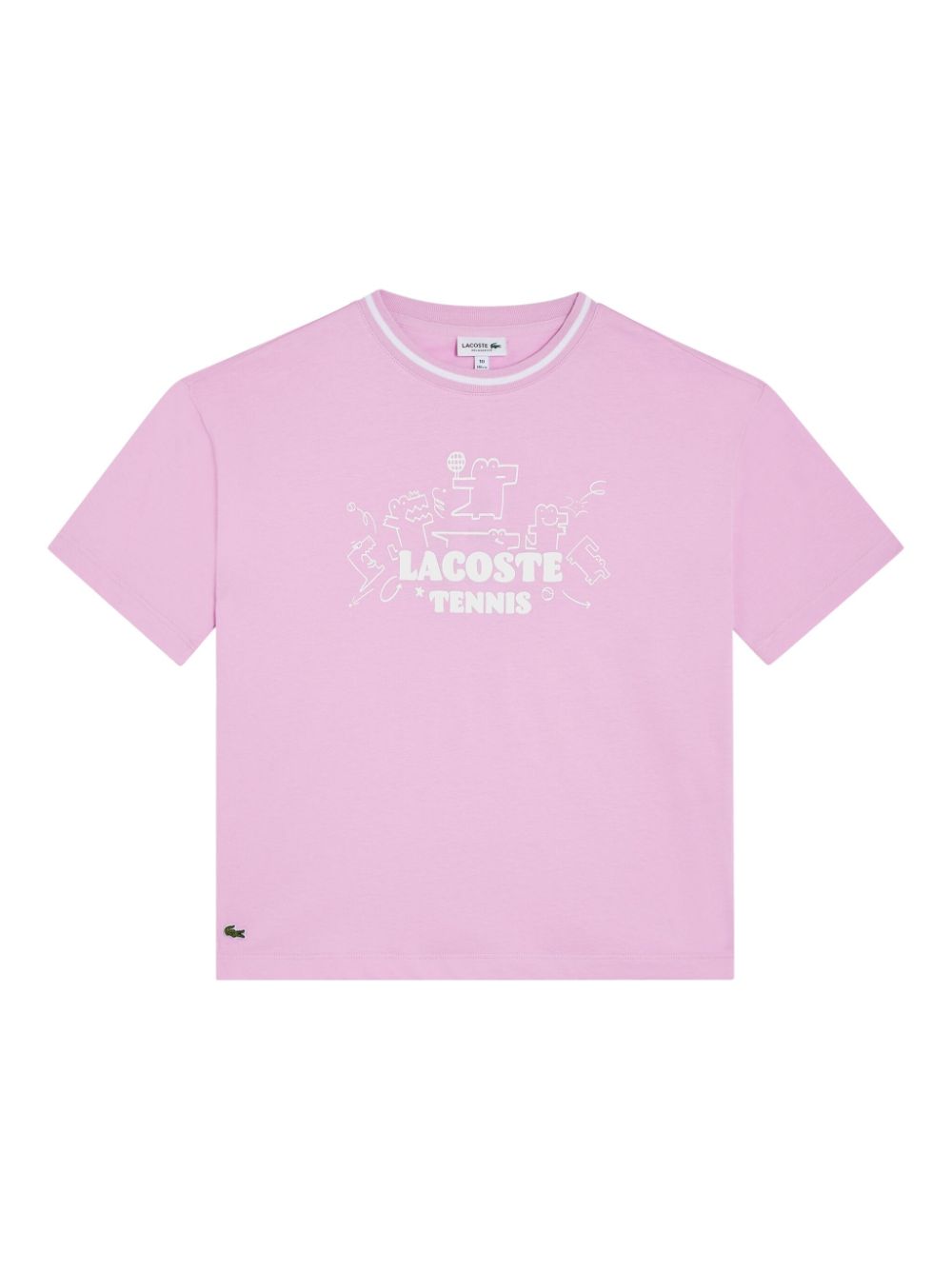 Logo-print cotton T-shirt - Pink