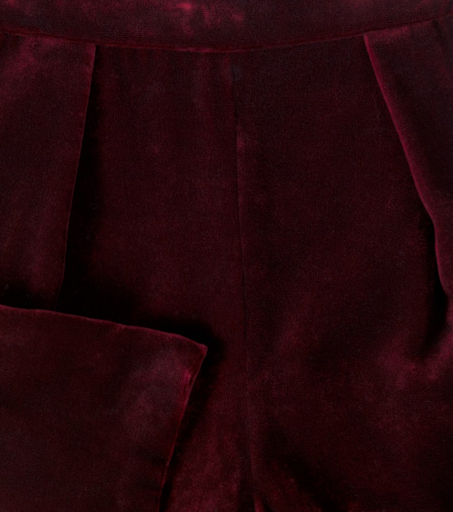Flash velvet shorts