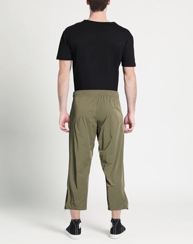 Man Pants Military green Size S Nylon, Elastane