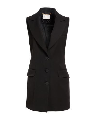 Woman Blazer Black Size 8 Polyester, Viscose, Elastane