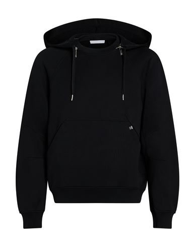Man Sweatshirt Black Size L Cotton