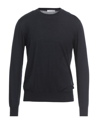 Man Sweater Midnight blue Size 46 Cashmere, Silk