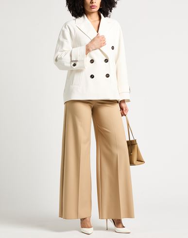 Woman Blazer White Size 0 Cotton, Linen, Ecobrass