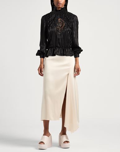 Woman Top Black Size 4 Polyester