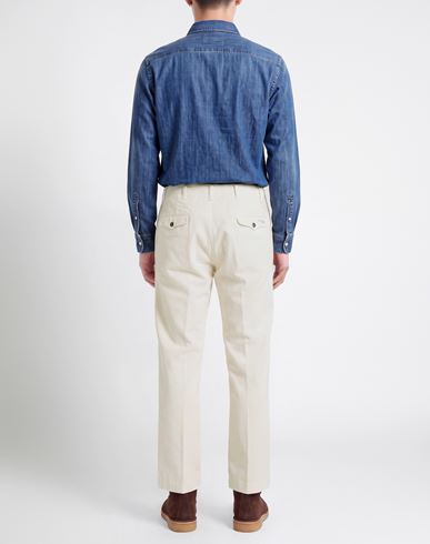 Man Pants Ivory Size 33 Cotton