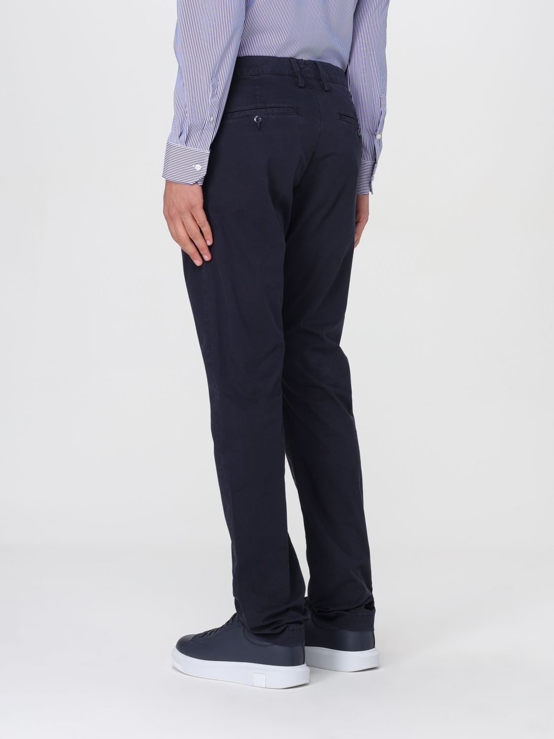 Pants Men color Denim