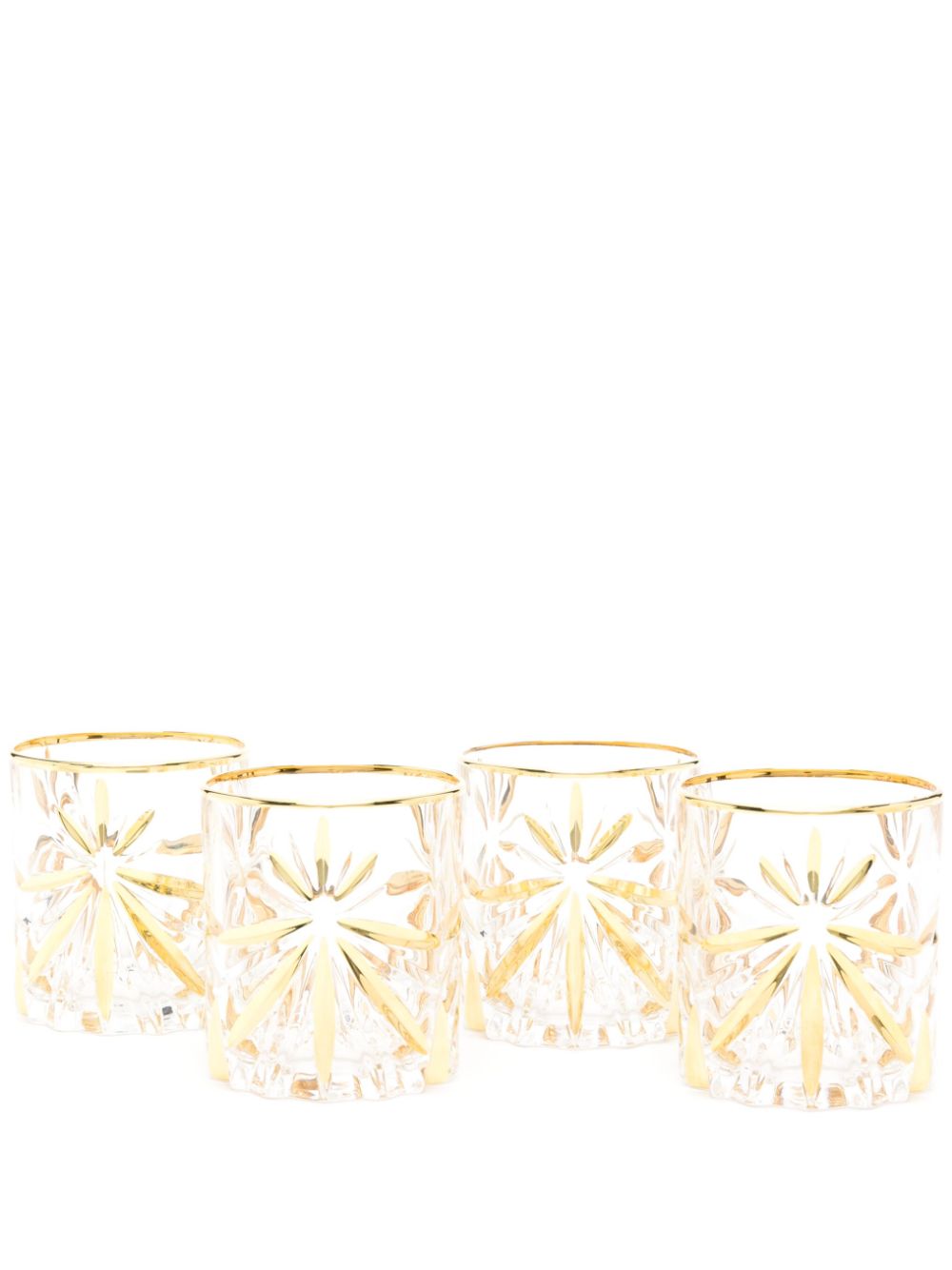 X Browns Murano whiskey glasses (set of four) - Neutrals
