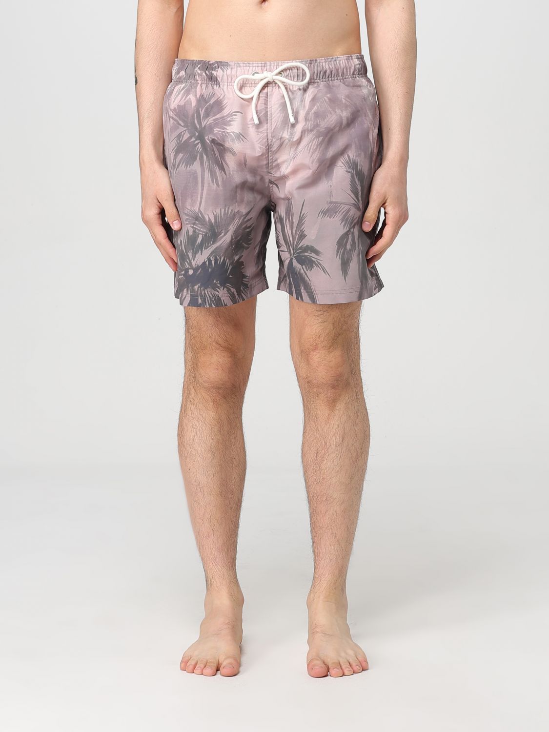 Sunset Palms swim shorts - Neutrals