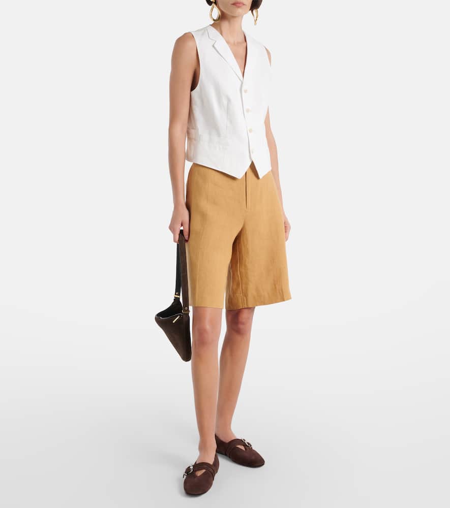 Linen shorts