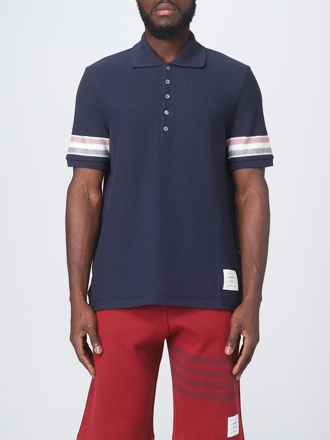 Polo Shirt Men color Blue