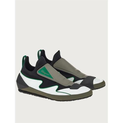 Colourblock slip-on sneakers - Black