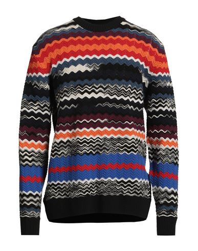 Man Sweater Orange Size 34 Wool, Polyamide, Elastane