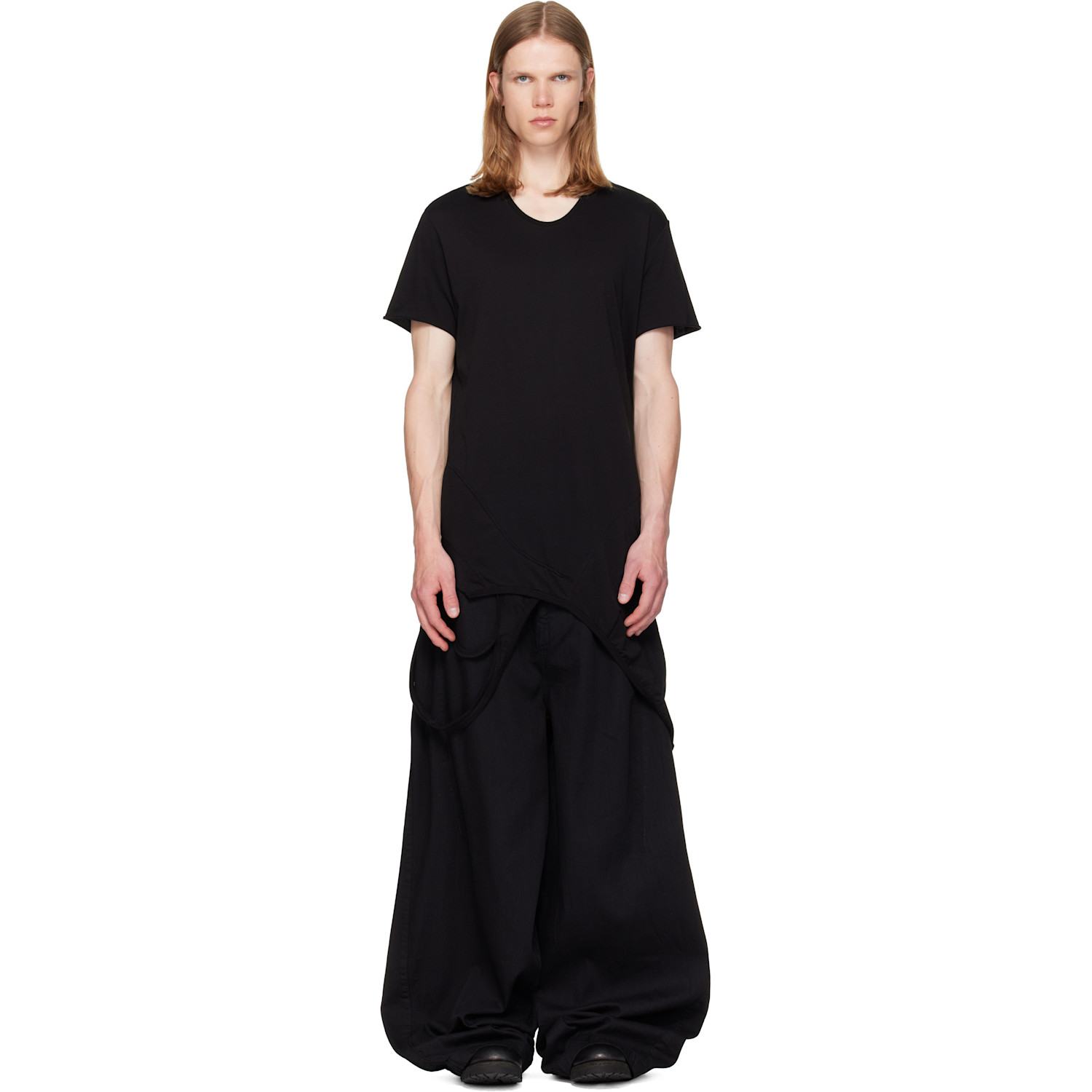 Black Loots Half Sleeve T-shirt