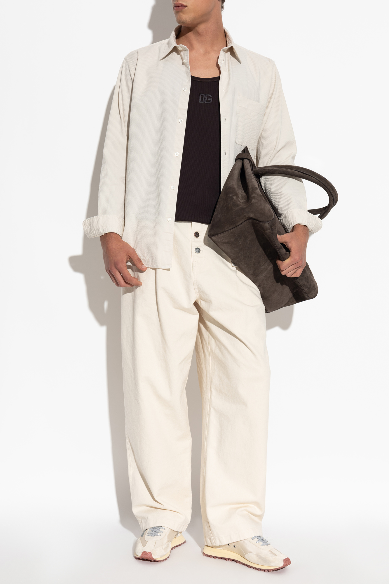 Shirt `Sadamon`, Men's, Cream
