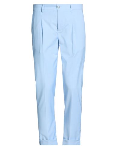 Man Pants Light blue Size 30 Polyester, Viscose, Elastane