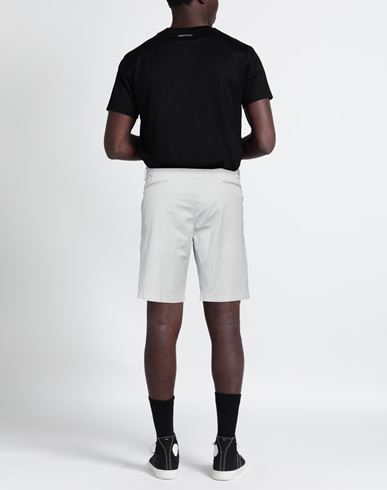 Man Shorts & Bermuda Shorts Light grey Size 38 Cotton, Elastane
