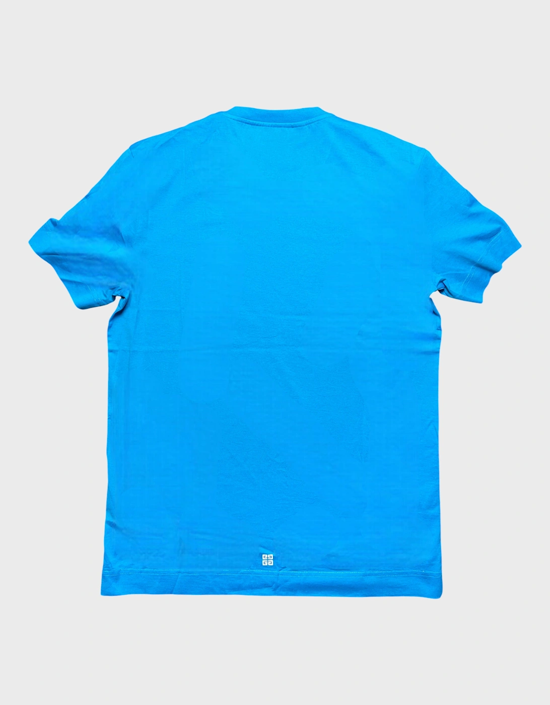 Men's Givenchy 4G Emblem Slim Fit T Shirt Mineral Blue