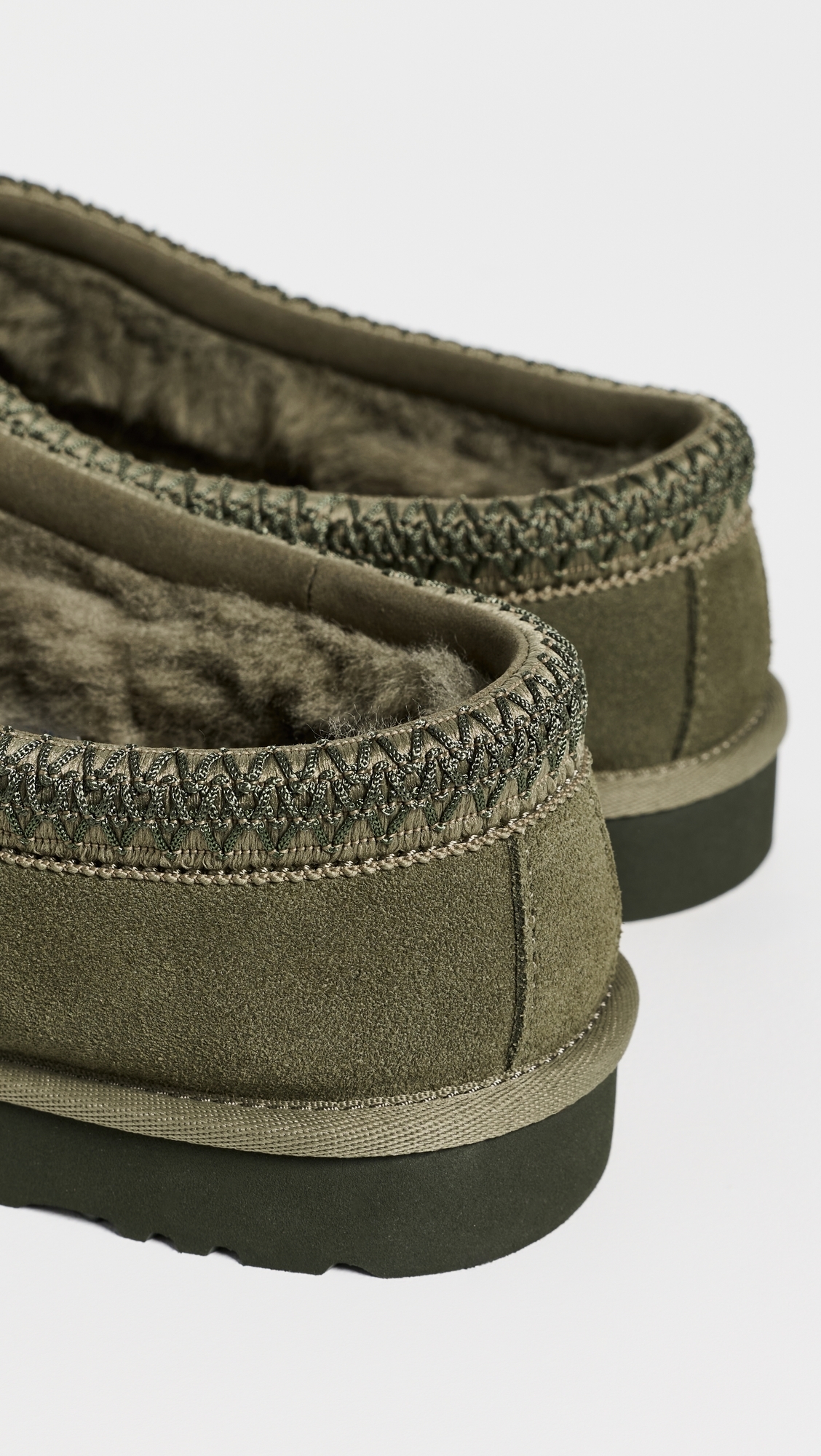 Tasman Slippers Burnt Olive/Forest Night