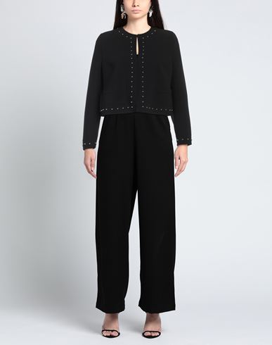 Woman Jacket Black Size 10 Virgin Wool, Elastane