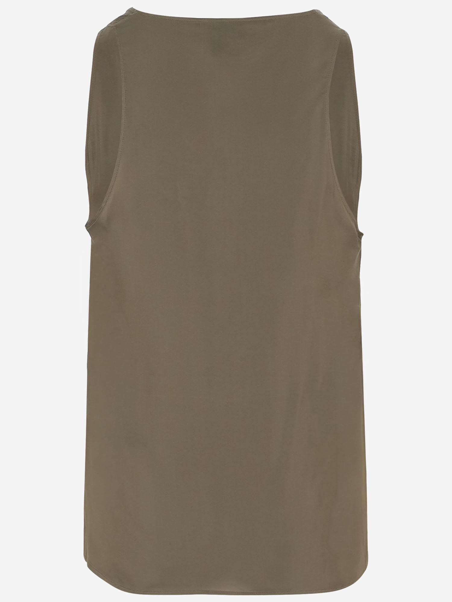 Viscose Tank Top — Khaki