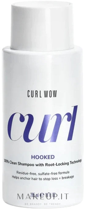 Shampoo purificante per capelli ricci Color Wow Curl Hooked Clean Shampoo
