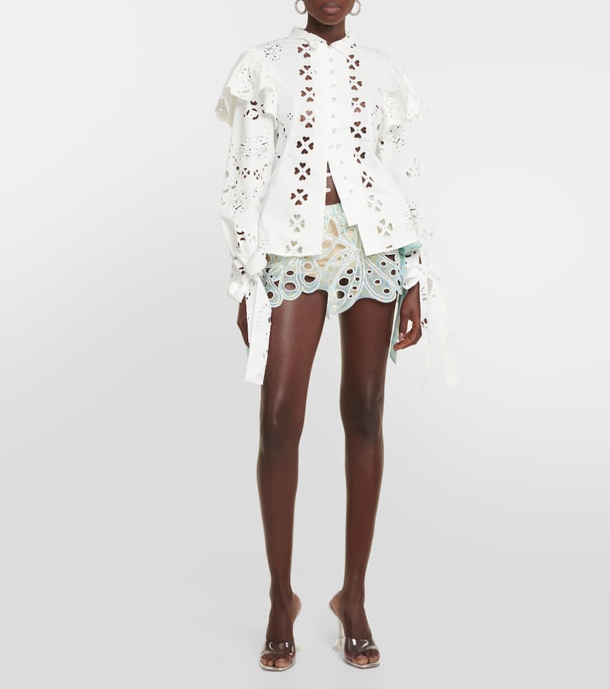 Susan Fang Broderie anglaise blouse