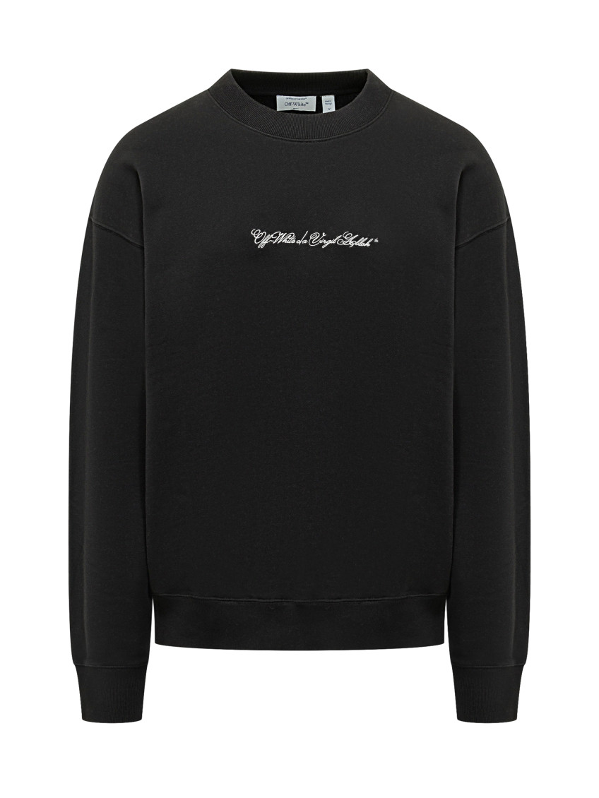 Black Crew Neck Sweatshirt