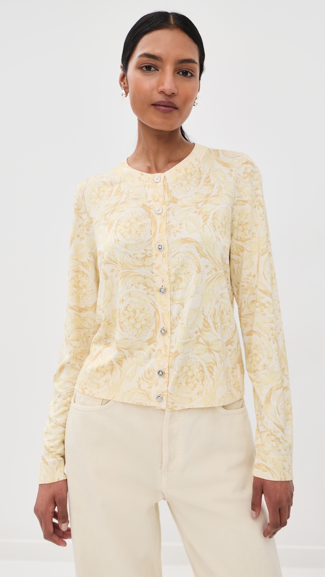 Knit Sweater Washed Out Gold