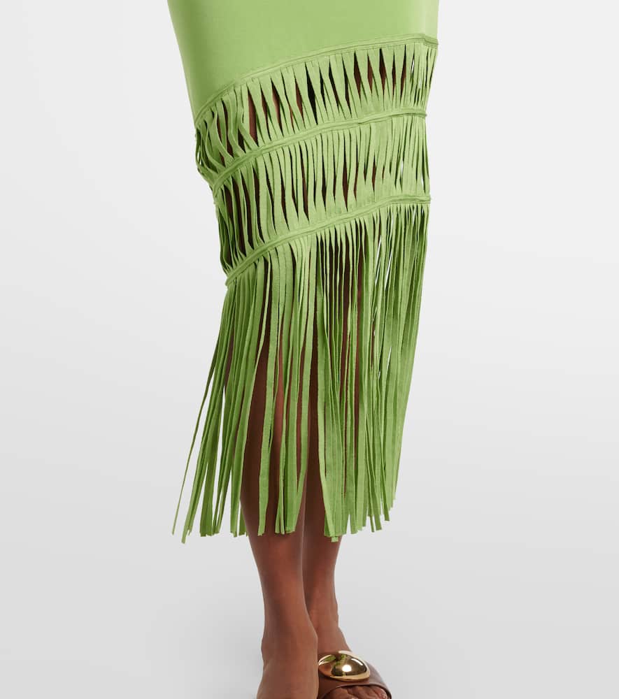Brookes fringed maxi dress