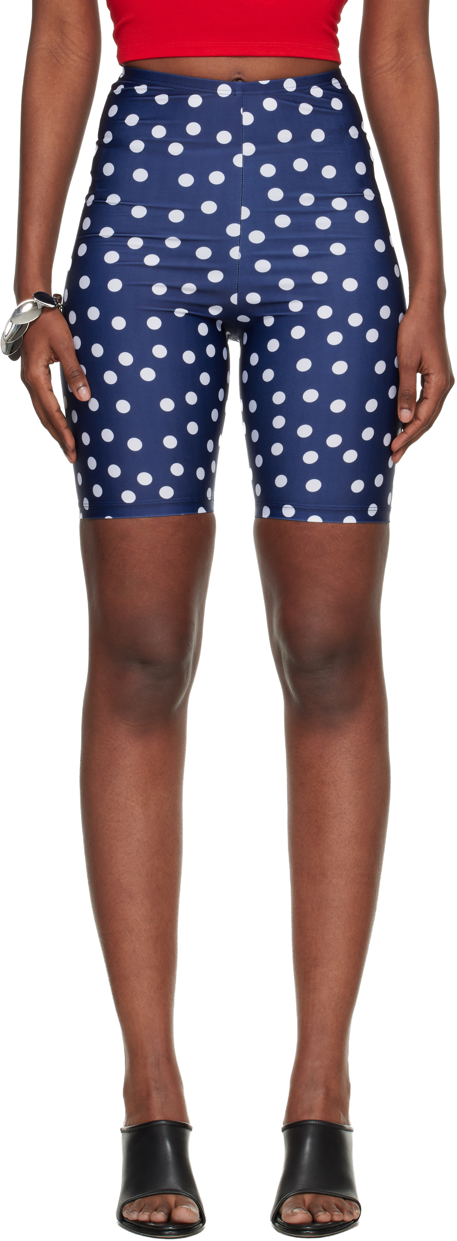 Navy 'The Polka-Dot' Shorts