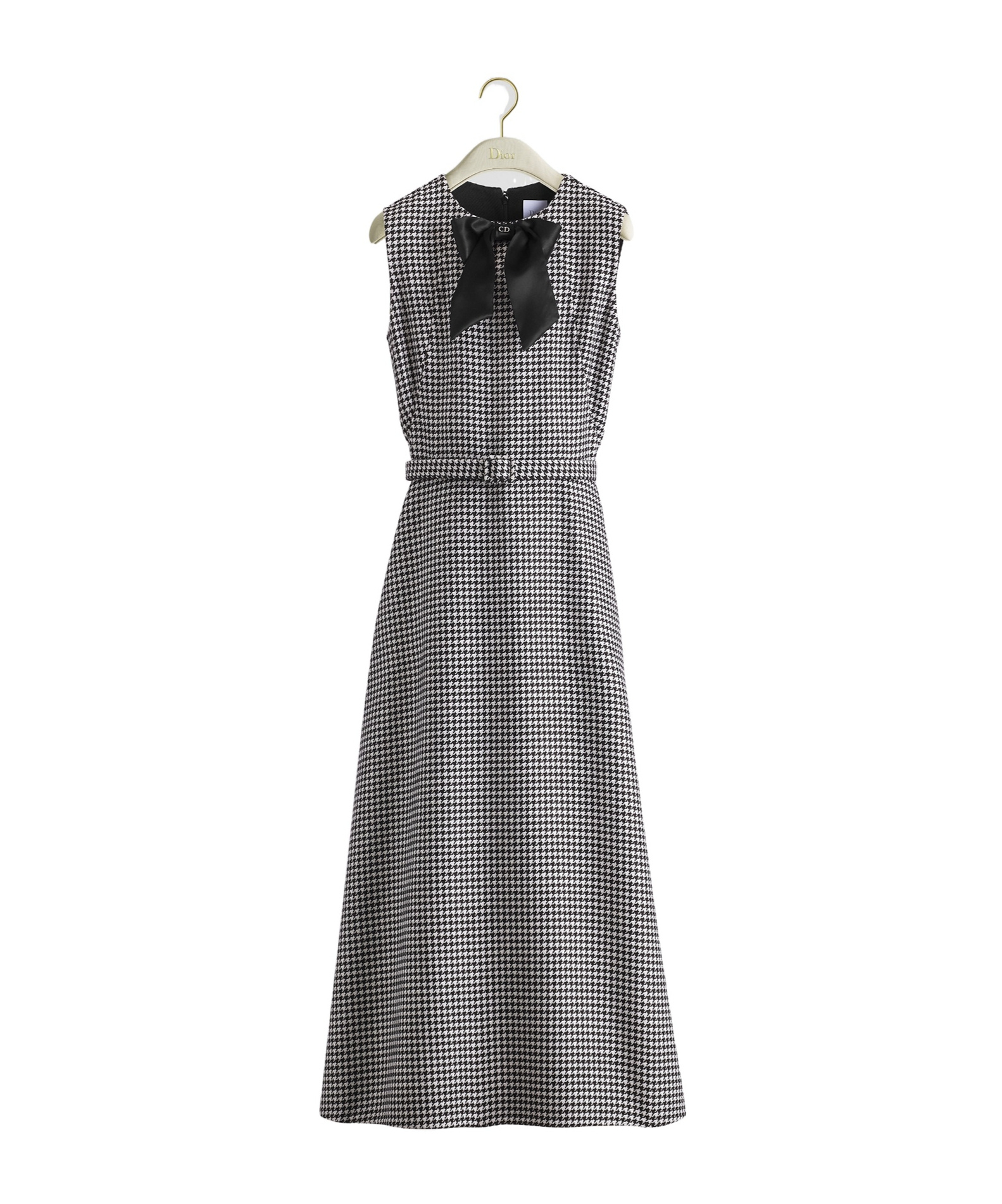 Mid-Length Belted Dress
