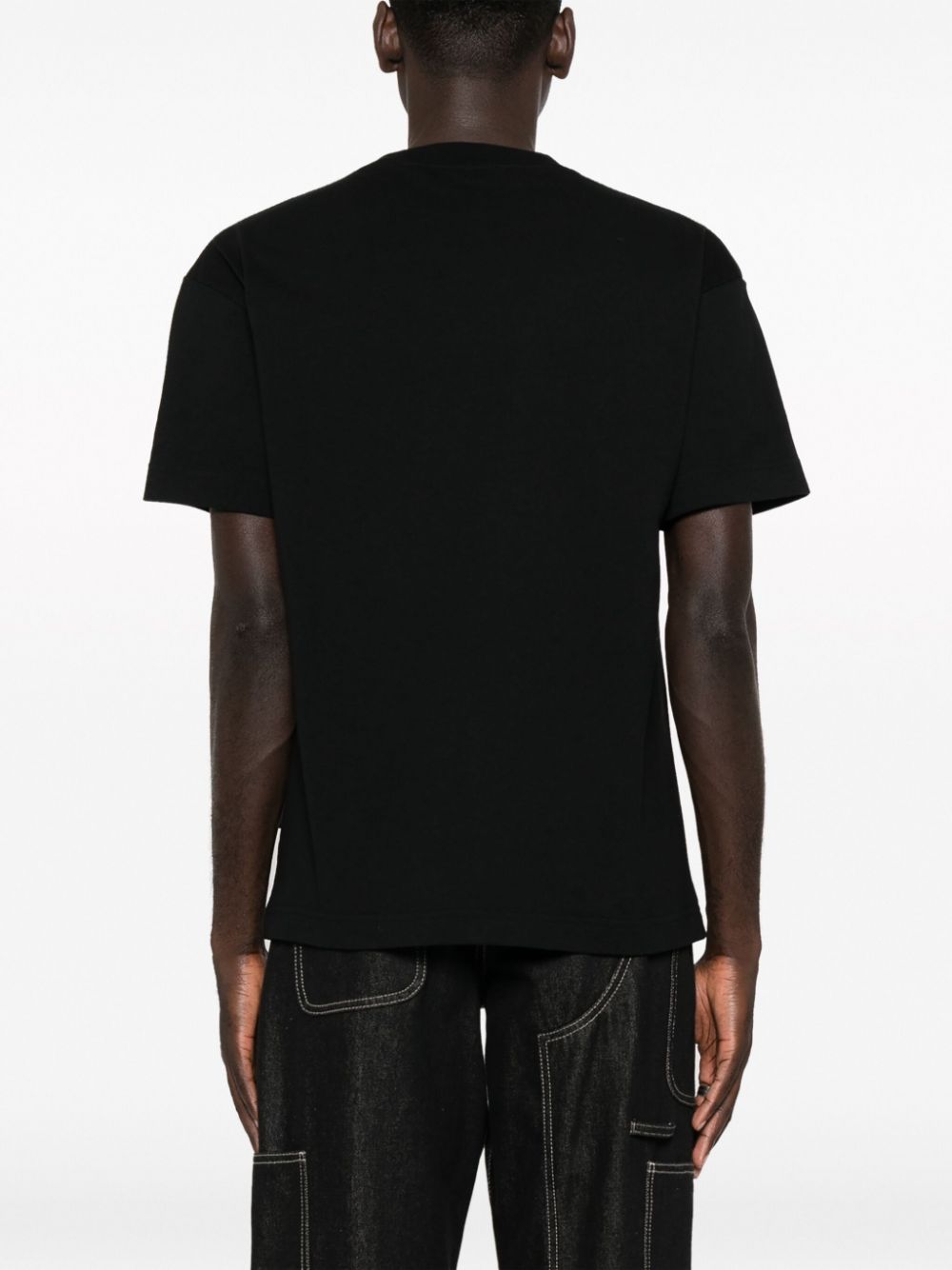 Logo-print cotton T-shirt - Black
