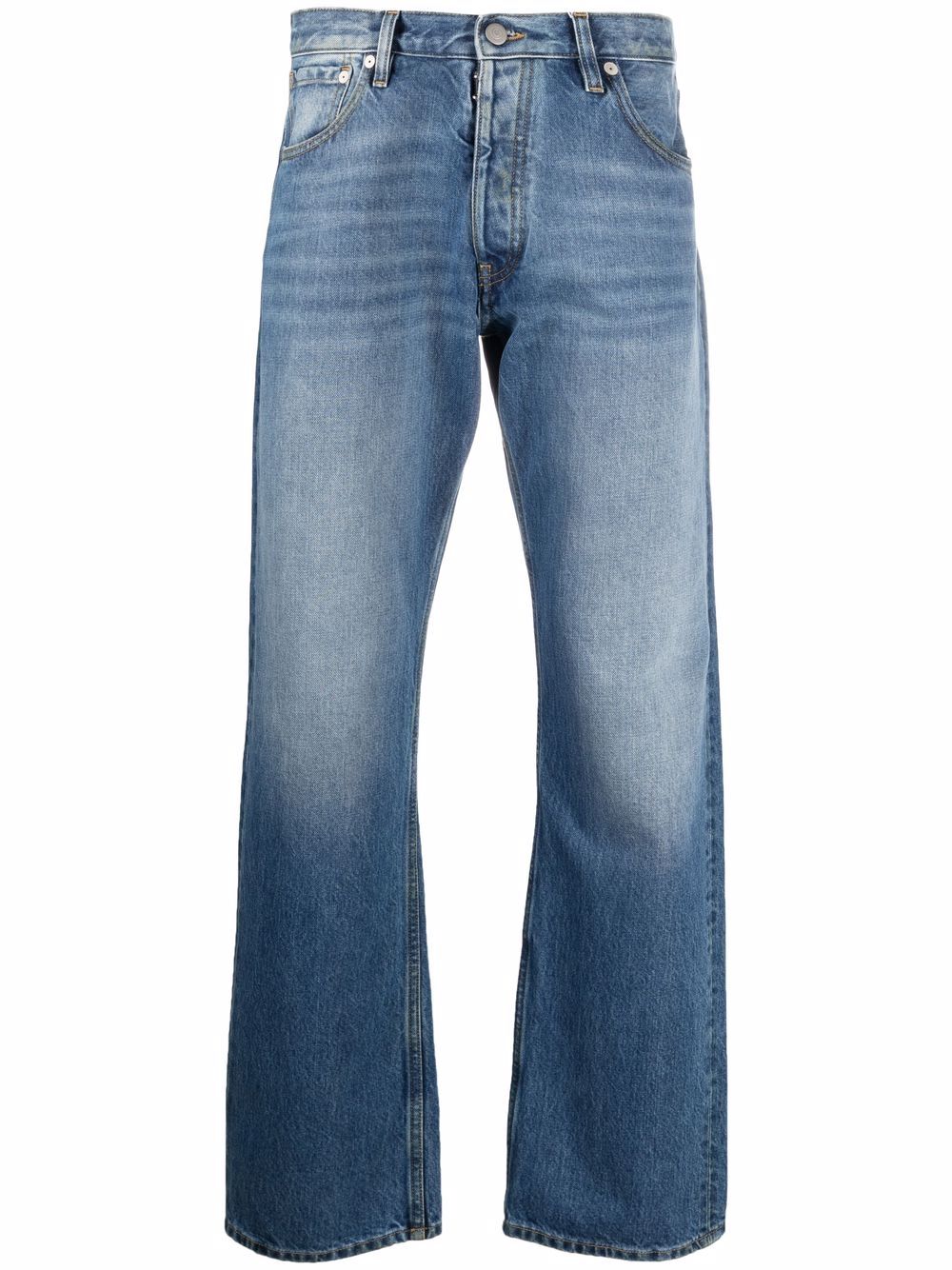 Straight-cut denim jeans - Blue