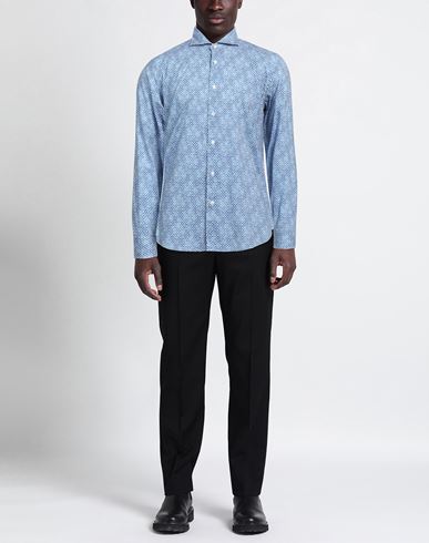 Man Shirt Blue Size 15 ¾ Cotton, Elastane
