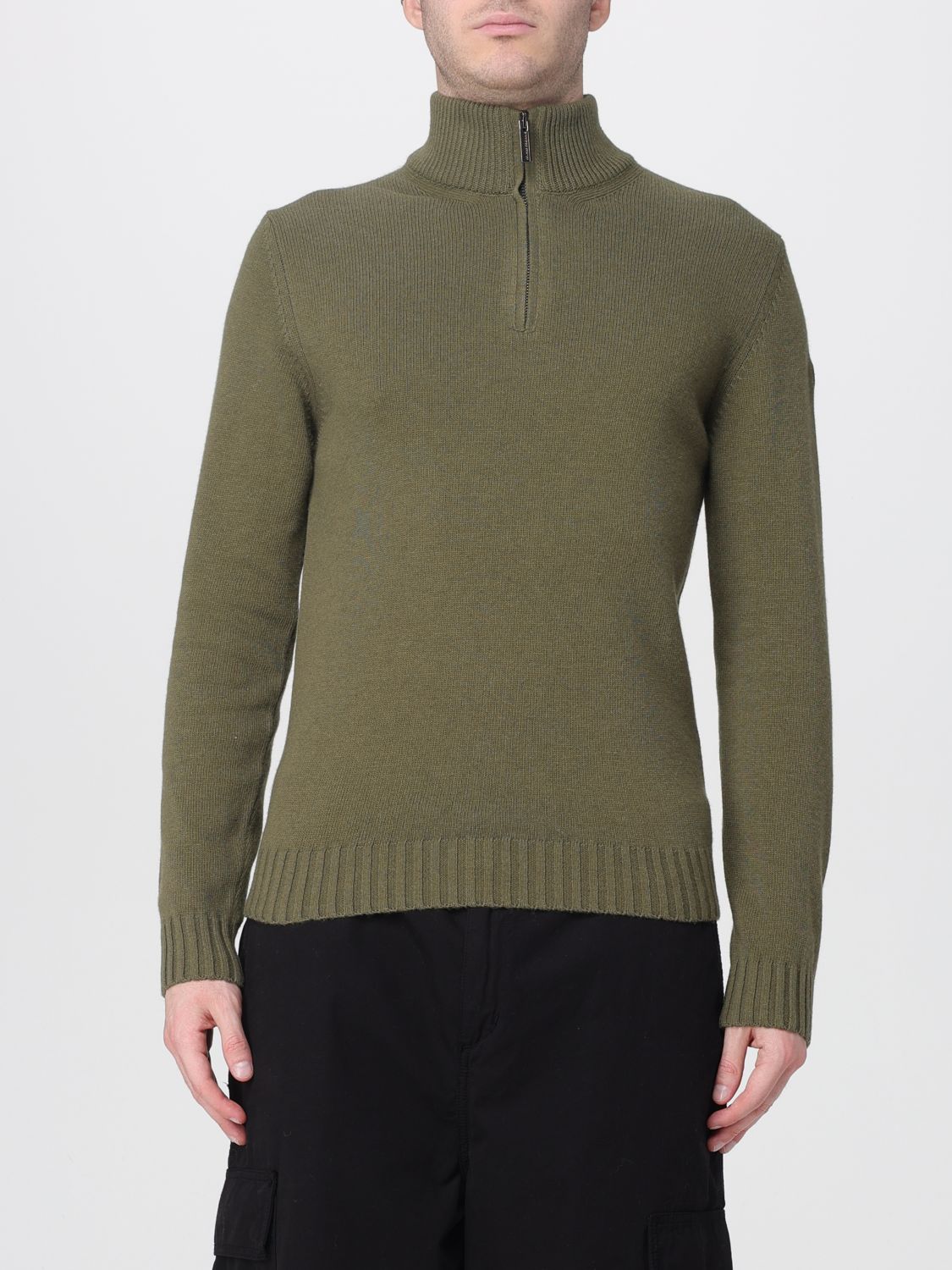 Sweater Men color Military