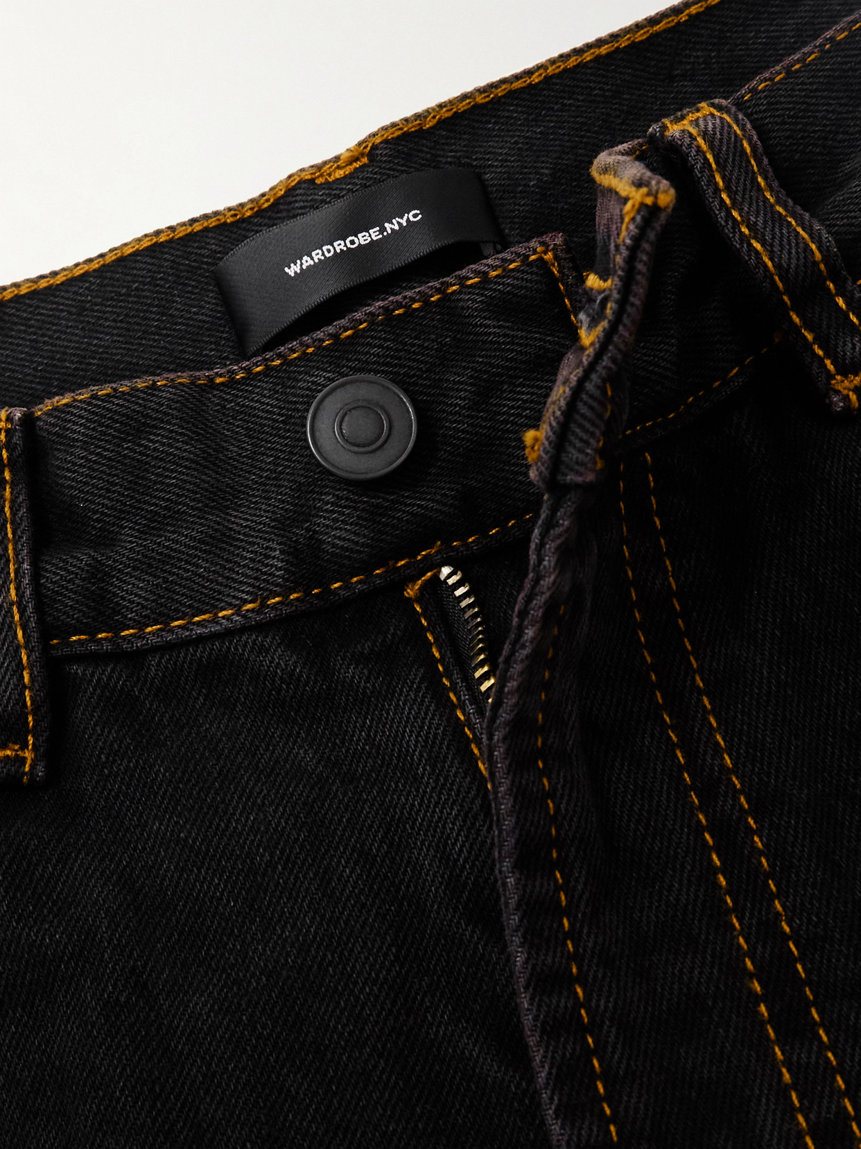 WARDROBE. NYC - Low-rise Boyfriend Jeans - Black