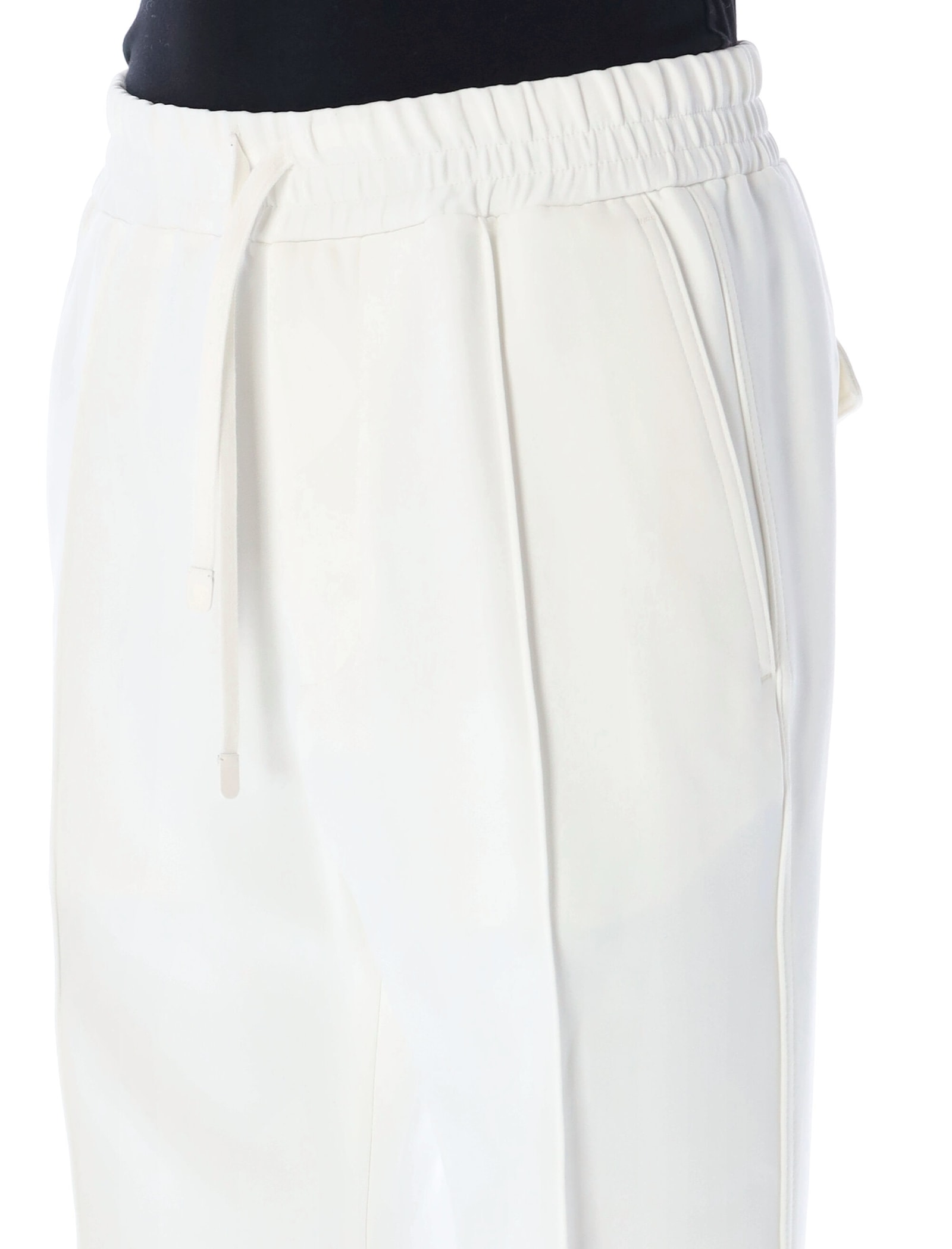 Straight-leg track pants - White