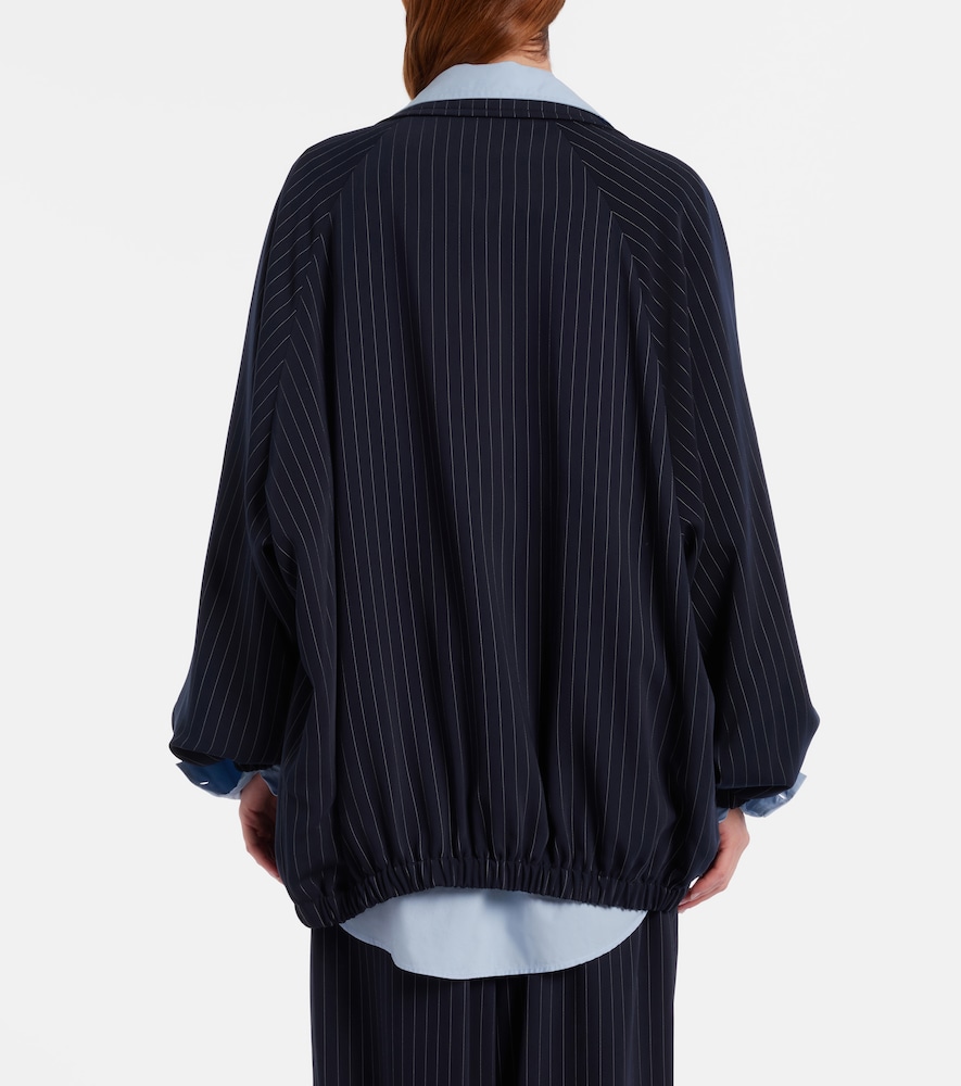 Baxter pinstripe oversized jacket