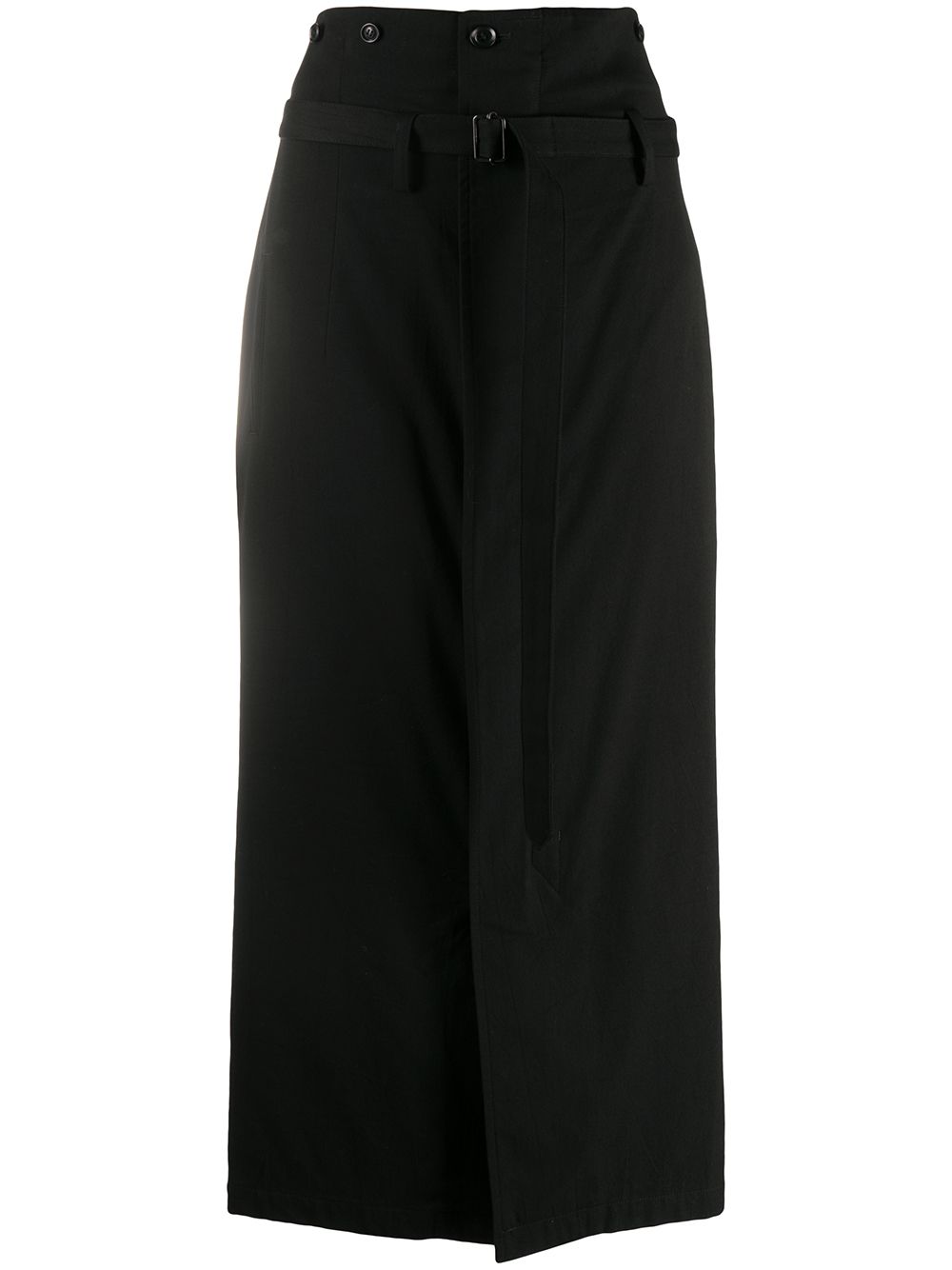 High-waist skirt - Black