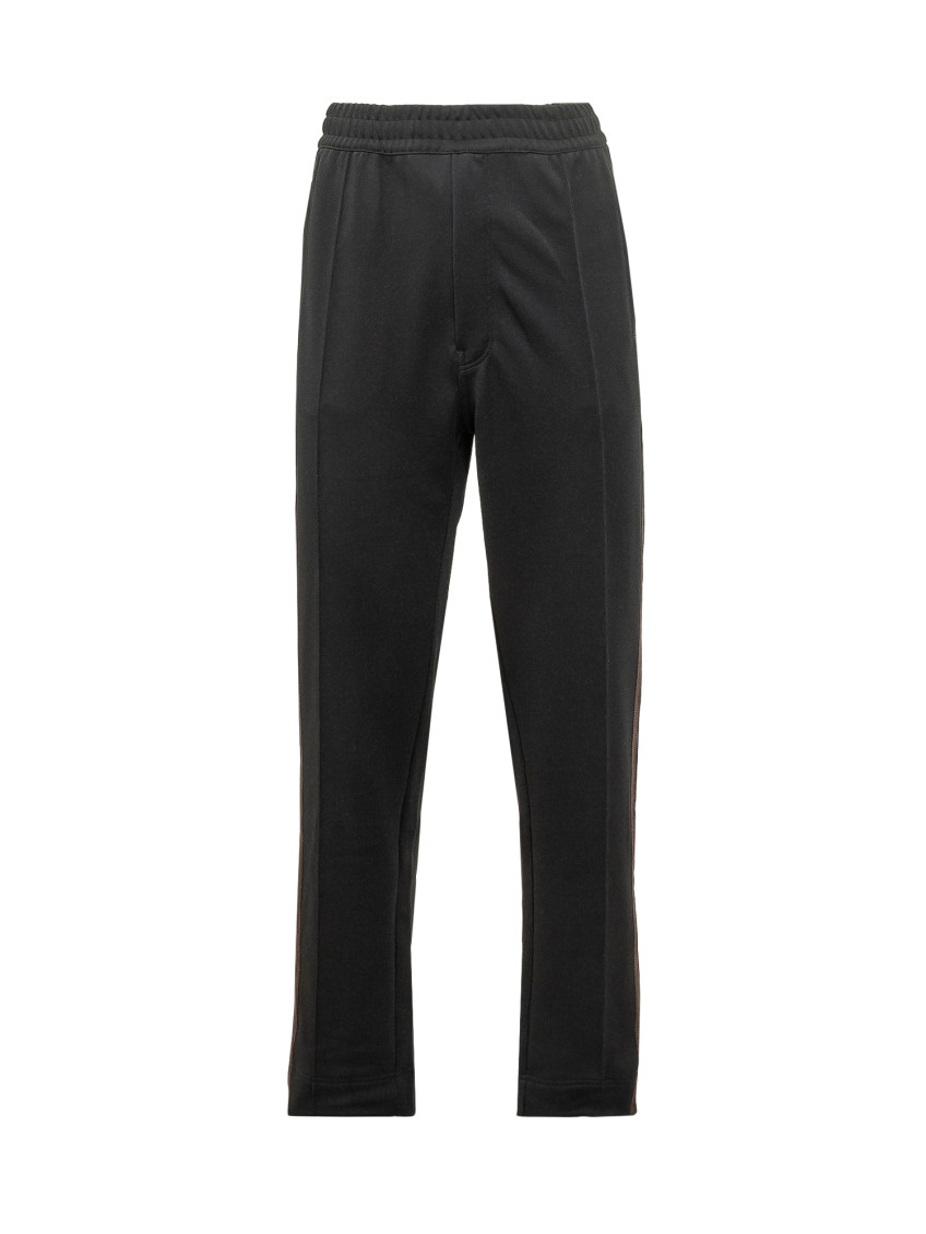 Black Solid Joggers