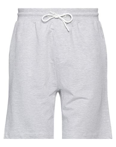 Man Shorts & Bermuda Shorts Grey Size XXL Cotton