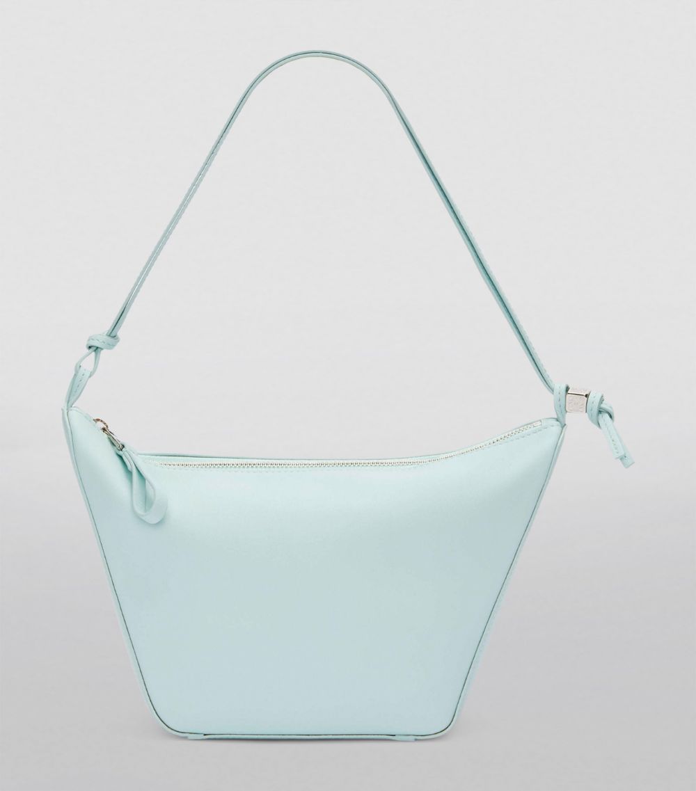 Mini Leather Hammock Hobo Bag