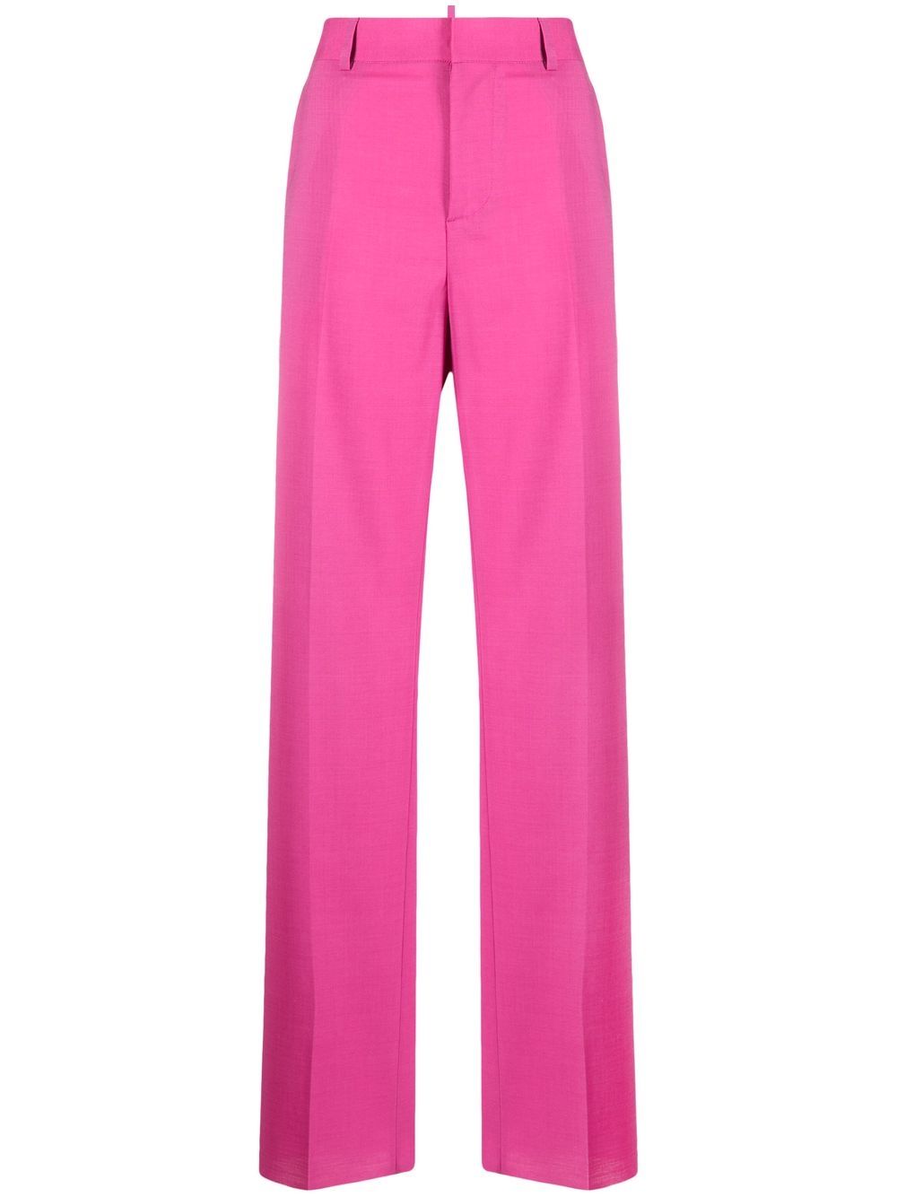 High-waisted wide-leg trousers - Pink